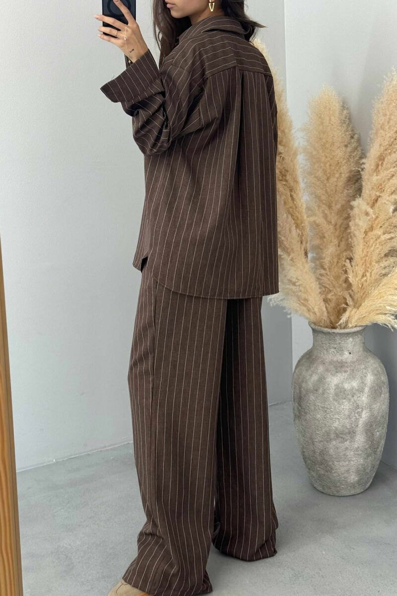 SET ME VIJA PËR FEMRA NË NGJYRËN KAFE - 8