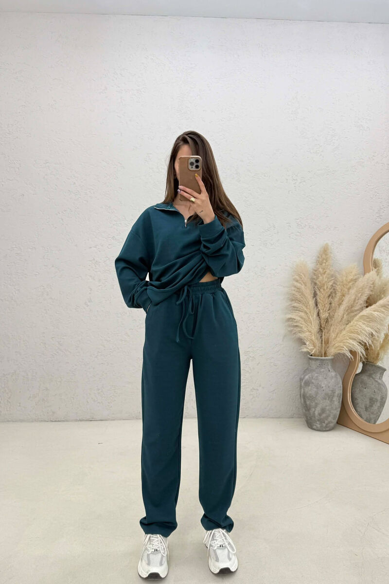 SET NJE NGJYRESH BLUZE ME ZINXHIR + TUTA PER FEMRA NE NGJYRE GUR KALI - 1