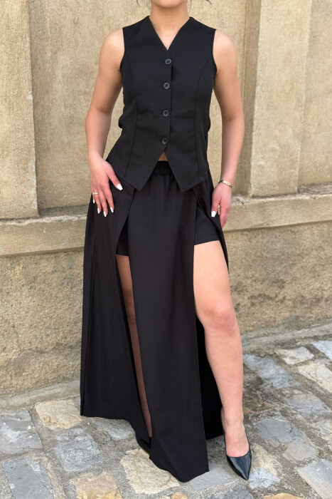 SET NJE NGJYRESH JELEK + FUNDPANTALLON PER FEMRA NE NGJYRE TE ZEZE - 5