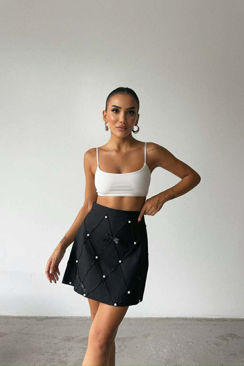 SET NJE NGJYRESH ME DETAJE PERLASH XHAKETE + FUND PER FEMRA NE NGJYRE TE ZEZE - 2