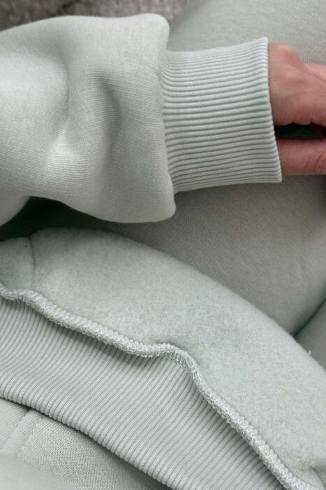 SET NJE NGJYRESH ME PUSH HOODIE+TUTA PER FEMRA NE NGJYRE GRI TE SHNDRITSHME - 4