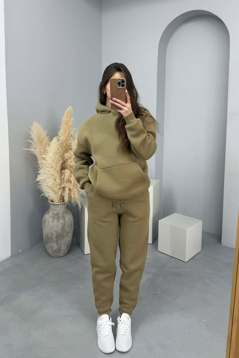 SET NJE NGJYRESH ME PUSH HOODIE+TUTA PER FEMRA NE NGJYRE ULLI - 1