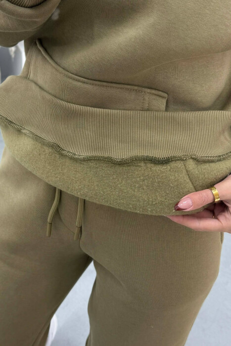 SET NJE NGJYRESH ME PUSH HOODIE+TUTA PER FEMRA NE NGJYRE ULLI - 4