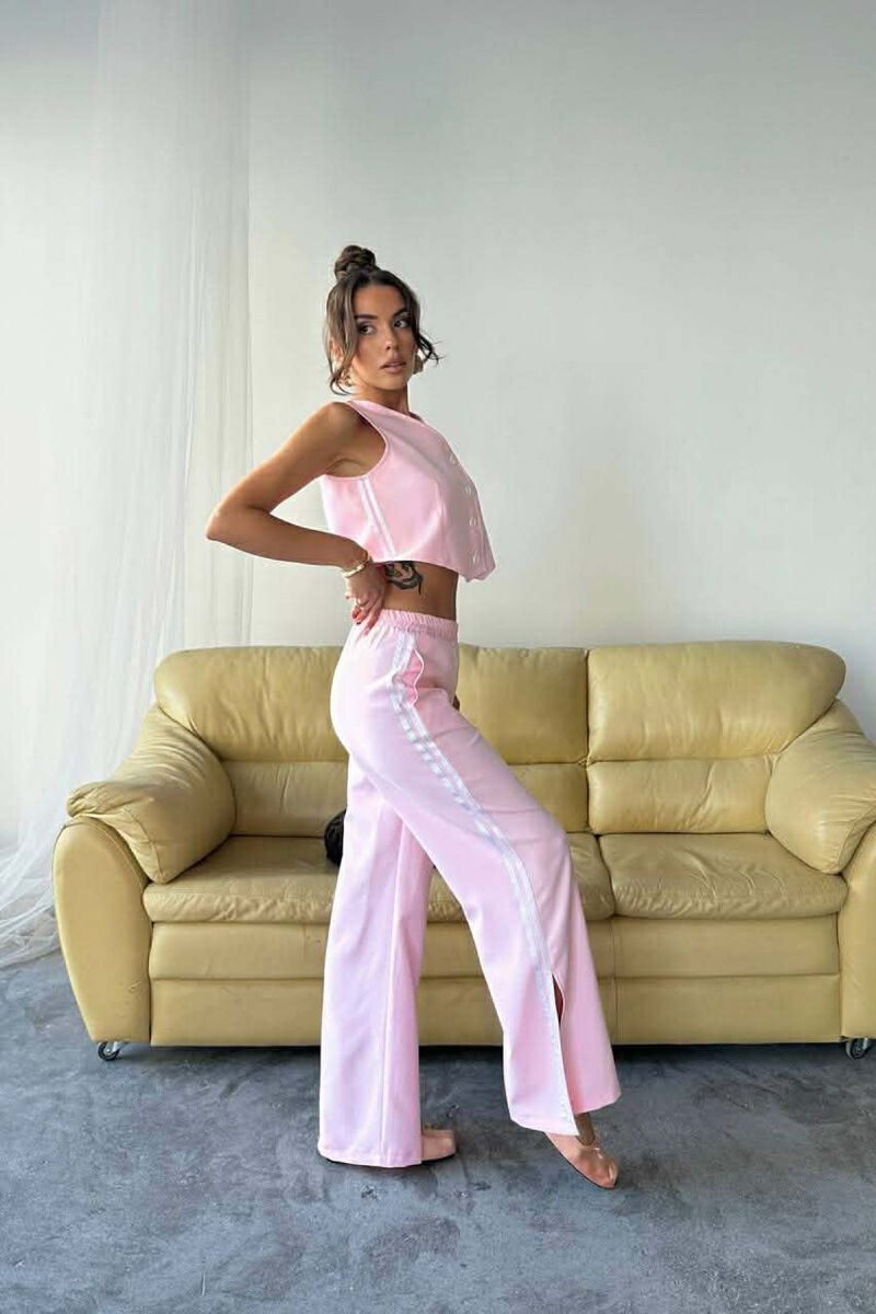 SET NJE NGJYRESH PER FEMRA JELEK + PANTALLONA NE NGJYRE ROZE - 3