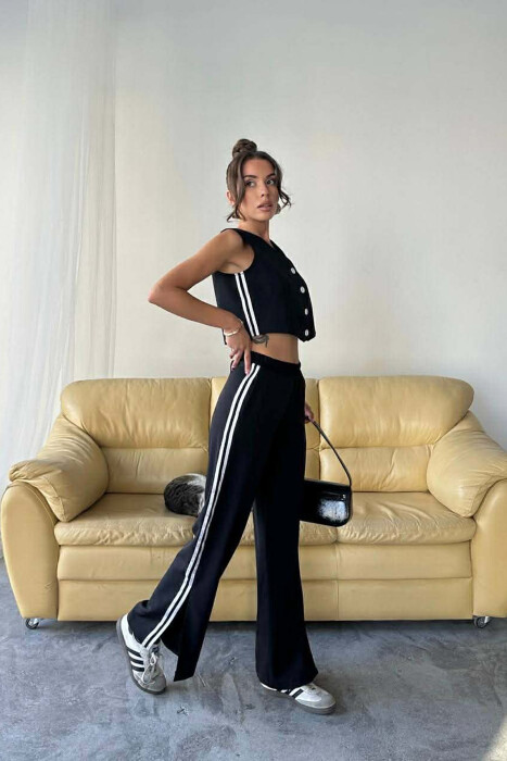 SET NJE NGJYRESH PER FEMRA JELEK + PANTALLONA NE NGJYRE TE ZEZE - 2