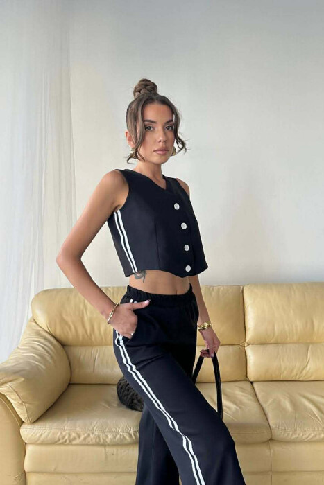 SET NJE NGJYRESH PER FEMRA JELEK + PANTALLONA NE NGJYRE TE ZEZE - 3