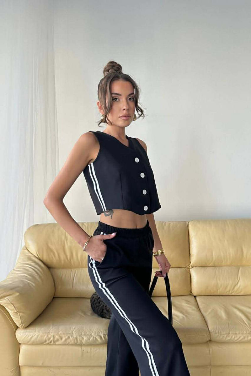 SET NJE NGJYRESH PER FEMRA JELEK + PANTALLONA NE NGJYRE TE ZEZE - 3