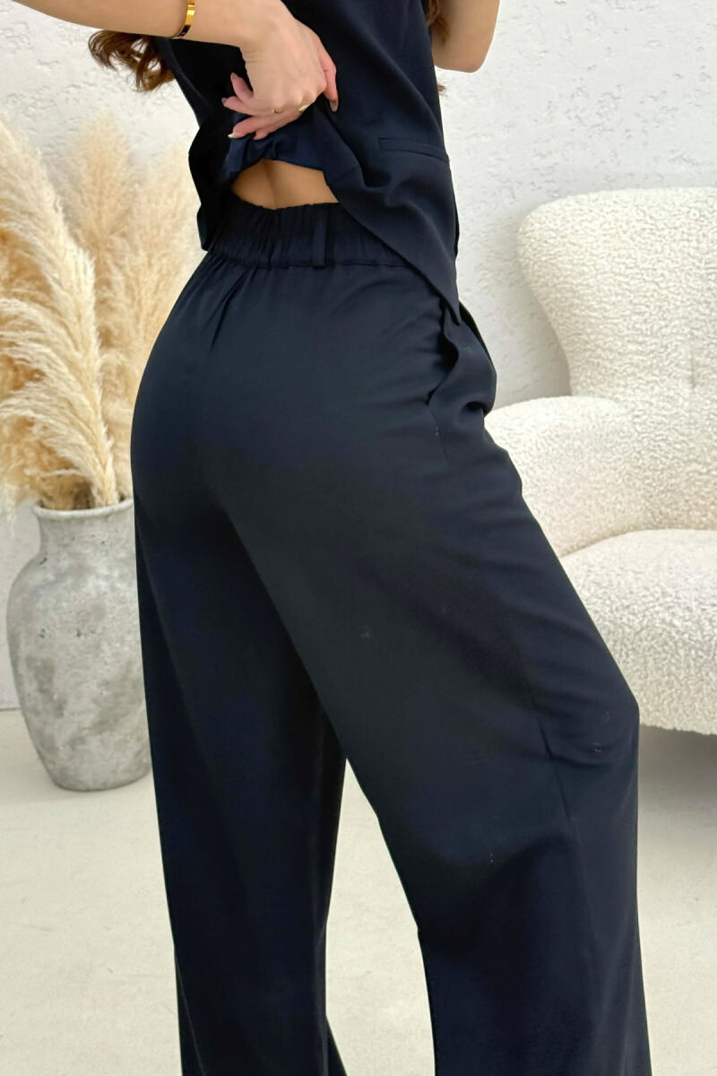 SET NJË NGJYRËSH PËR FEMRA NË NGJYRËN BLU E ERRËT - 4