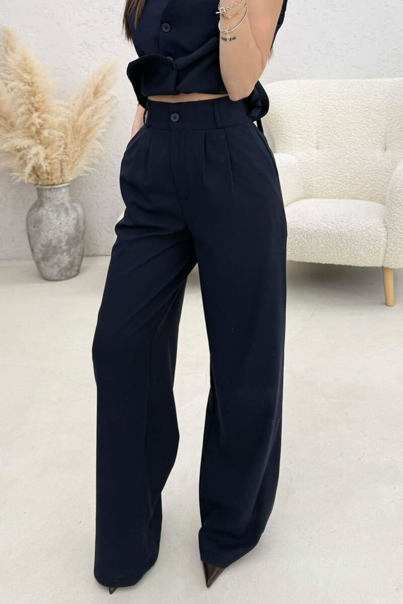 SET NJË NGJYRËSH PËR FEMRA NË NGJYRËN BLU - 4