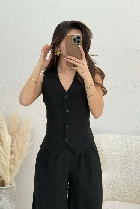 SET NJË NGJYRËSH PËR FEMRA NË NGJYRËN E ZEZË - 4