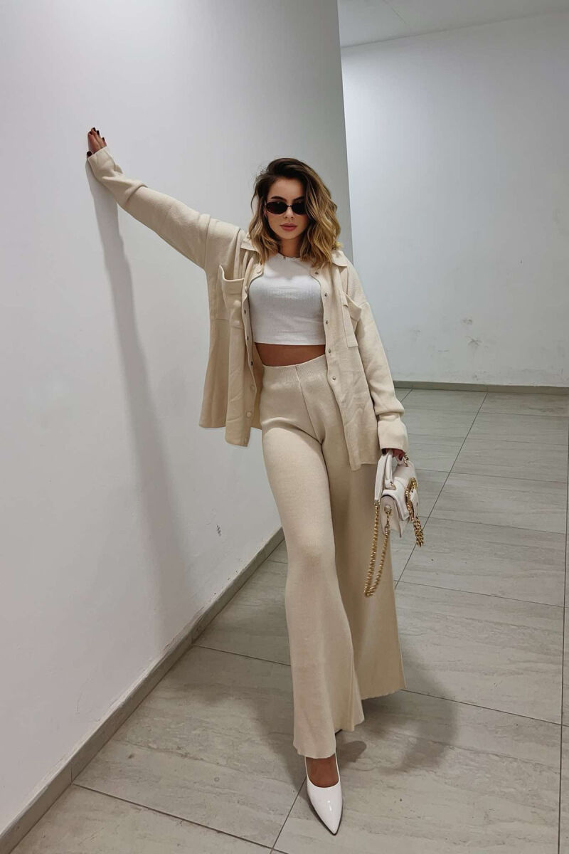 SET NJË NGJYRËSH PËR FEMRA NË NGJYRËN KREM - 2