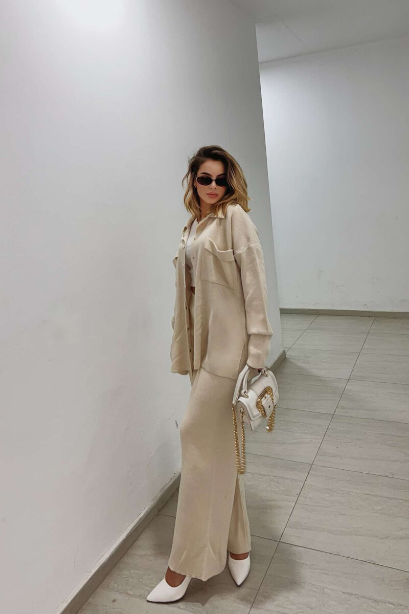 SET NJË NGJYRËSH PËR FEMRA NË NGJYRËN KREM - 3