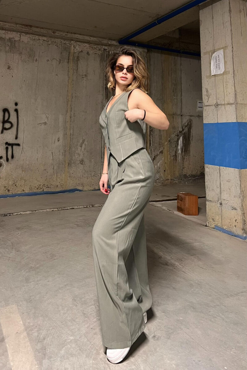 SET NJË NGJYRËSH PËR FEMRA NË NGJYRËN ULLI - 2