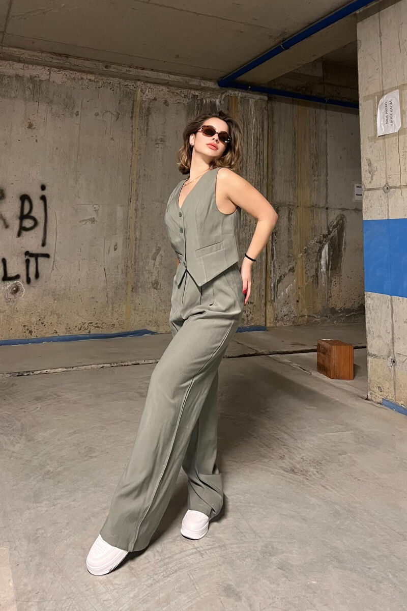SET NJË NGJYRËSH PËR FEMRA NË NGJYRËN ULLI - 4