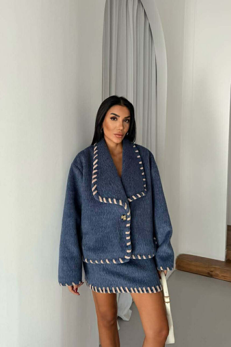 SET NJE NGJYRESH XHAKETE+FUND PER FEMRA NE NGJYRE BLU - 4