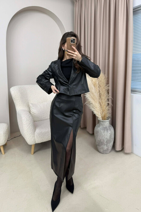 SET NJE NGJYRESH XHAKETE LEKURE + FUND PER FEMRA NE NGJYRE TE ZEZE - 4