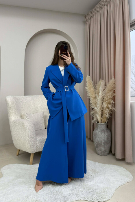 SET NJE NGJYRESH XHAKETE ME RRIP+PANTALLONA PER FEMRA NE NGJYRE BLU - 1