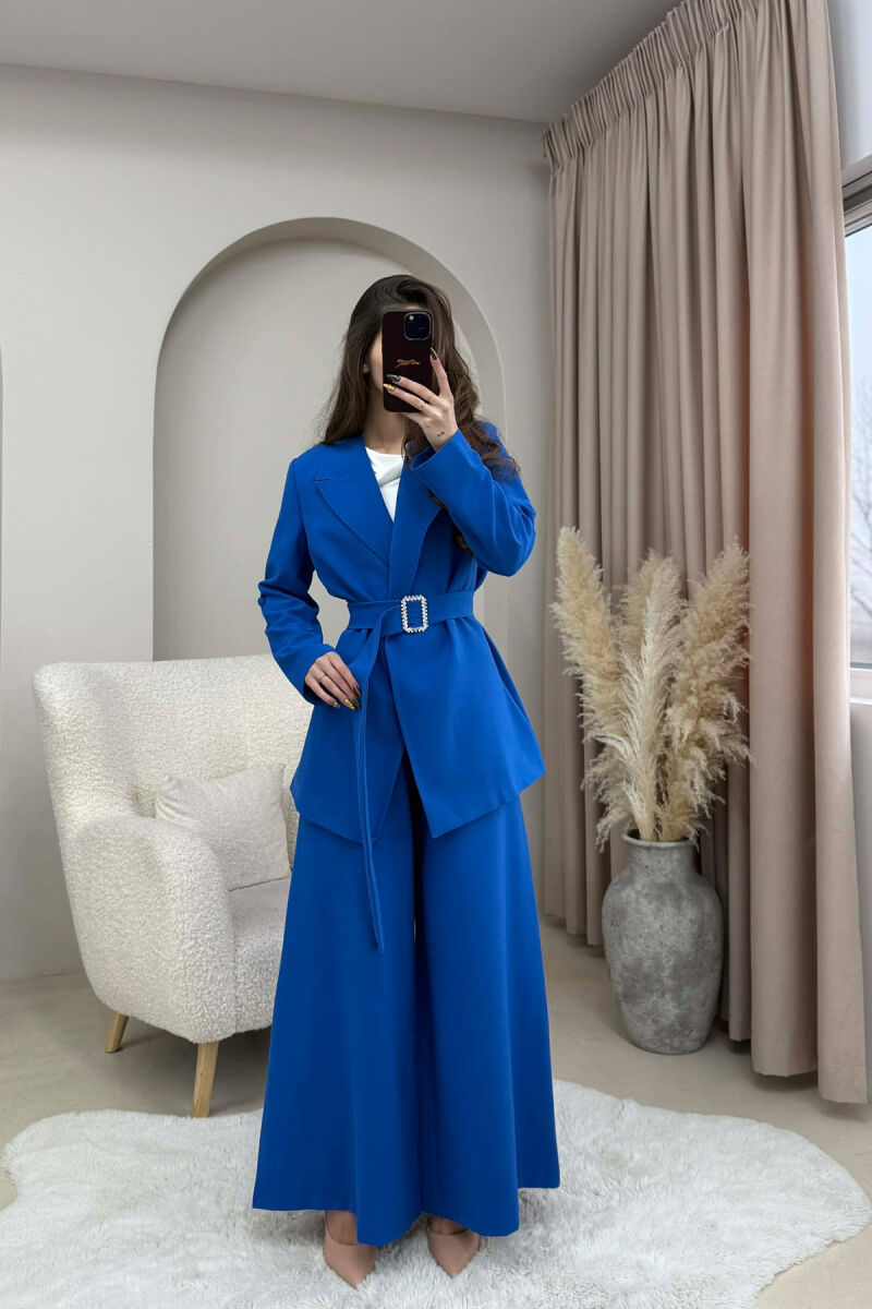 SET NJE NGJYRESH XHAKETE ME RRIP+PANTALLONA PER FEMRA NE NGJYRE BLU - 2