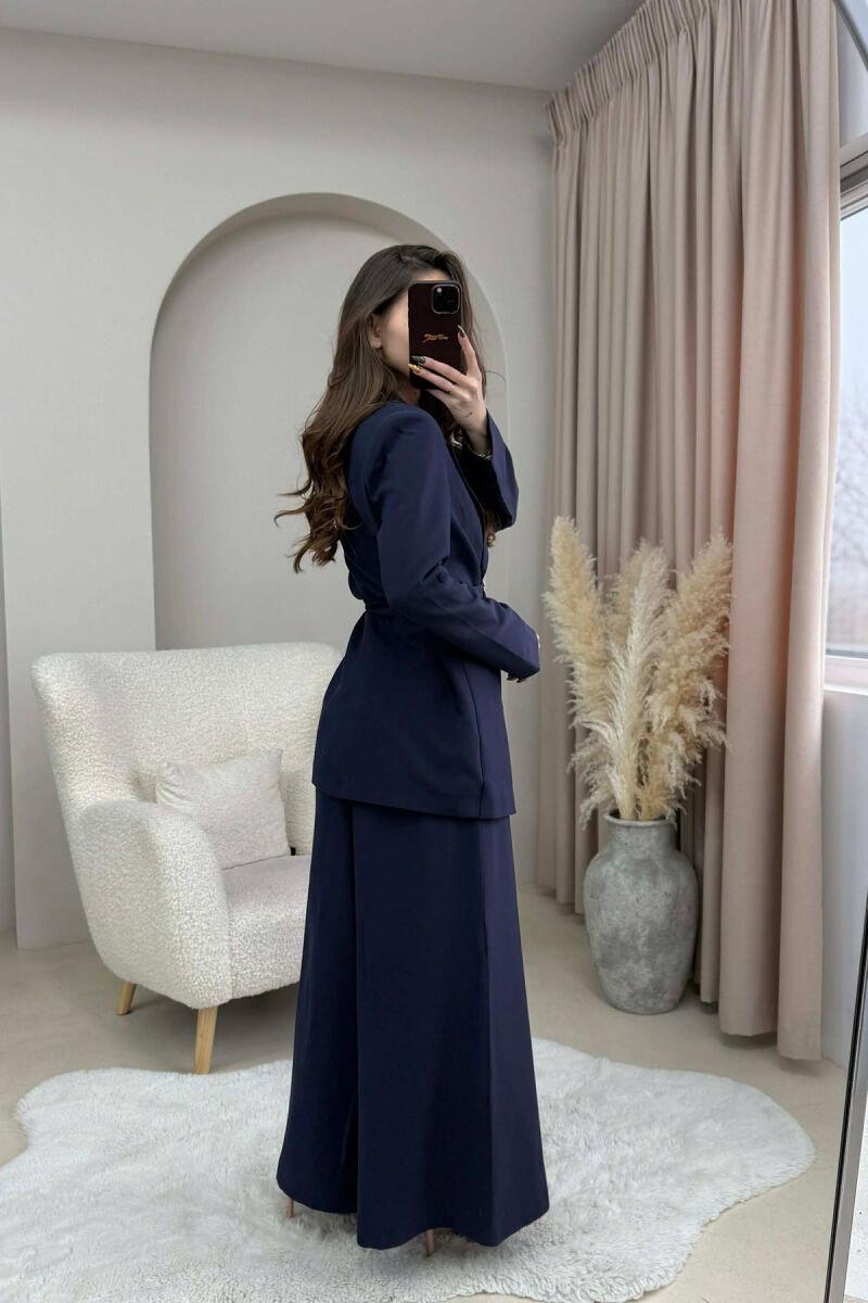 SET NJE NGJYRESH XHAKETE ME RRIP+PANTALLONA PER FEMRA NE NGJYRE BLU TE ERRET - 3