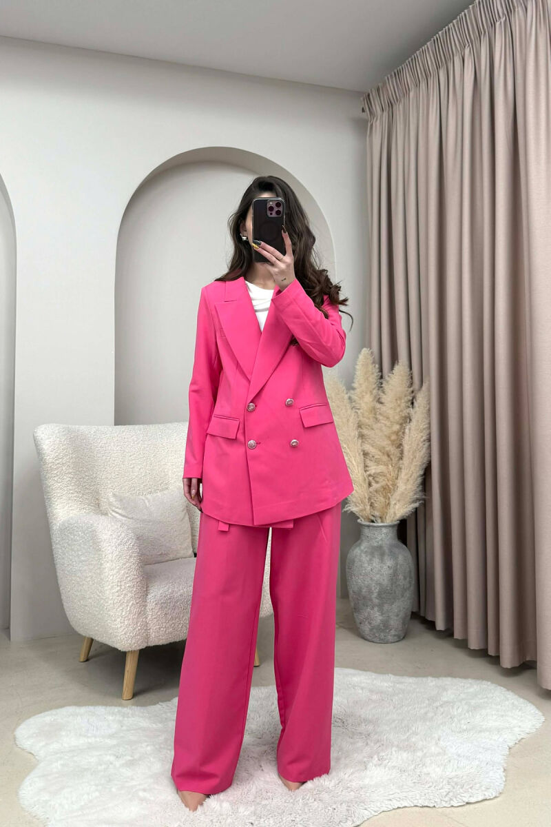 SET NJE NGJYRESH XHAKETE +PANTALLONA PER FEMRA NE NGJYRE ROZE - 1