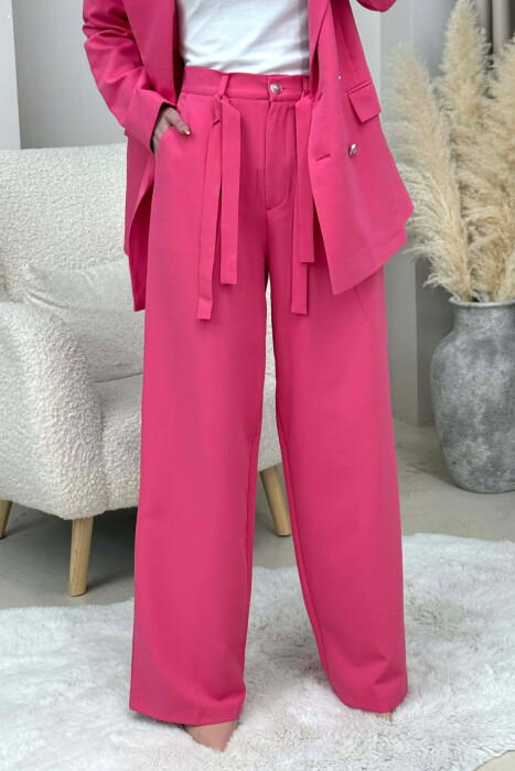 SET NJE NGJYRESH XHAKETE +PANTALLONA PER FEMRA NE NGJYRE ROZE - 4