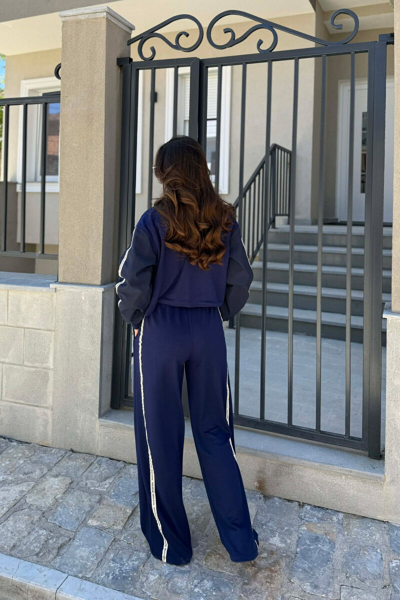SET NJE NGJYRESH XHAKETE + TUTA PER FEMRA NE NGJYRE BLU - 2