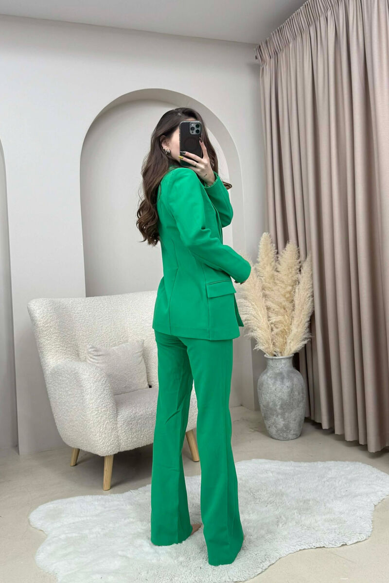 SET XHAKETE +PANTALLONA KLASIKE PER FEMRA NE NGJYRE JESHILE - 2