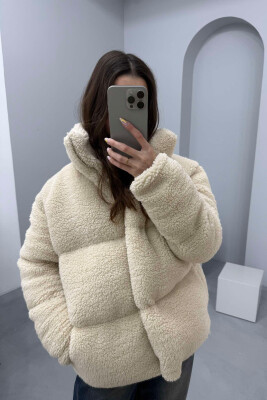 SHEEP SKIN WOMEN JACKET BEIGE/BEZHE 