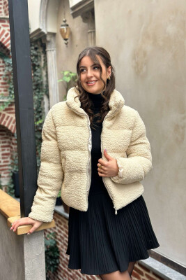 SHEEPSKIN WOMEN JACKET BEIGE/BEZHE 