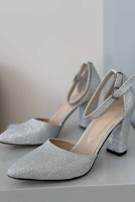 SHINY WOMEN HEELS GREY/GRI 