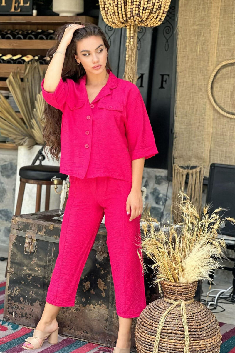 SHIRT+TROUSERS WOMAN SET FUCHSIA/CIKLAMI - 2