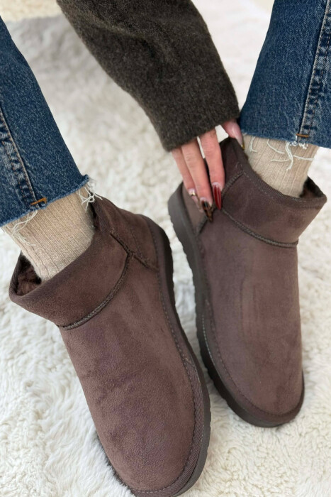 SHORT SIMPLE WOMAN UGG CHOCOLATE/COKOLLATE - 3