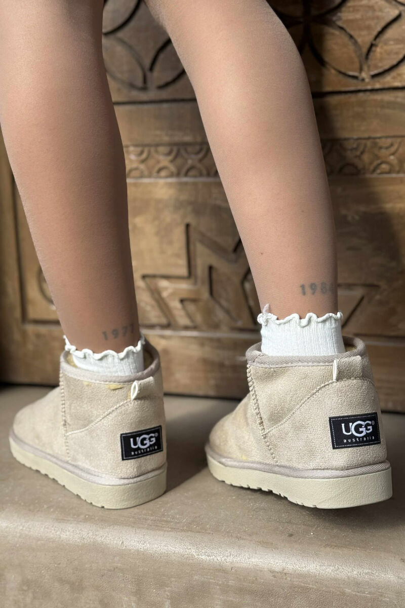 SHORT SIMPLE WOMAN UGG CREAM/KREM - 3