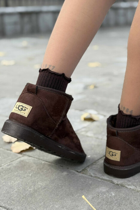 SHORT SIMPLE WOMAN UGG DARK BROWN/KAE - 2