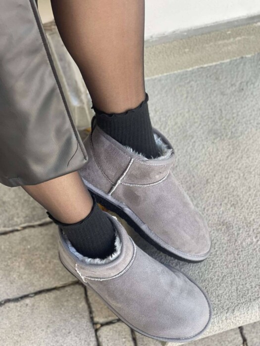 SHORT SIMPLE WOMAN UGG GREY/GRI - 3