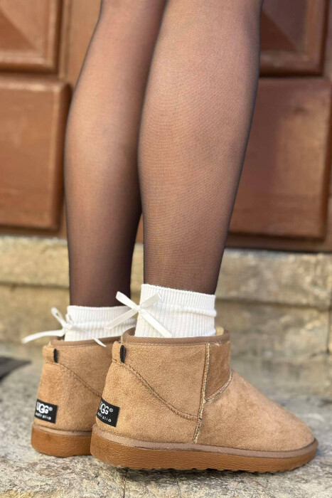 SHORT SIMPLE WOMAN UGG LIGHT BROWN/KAZB - 3