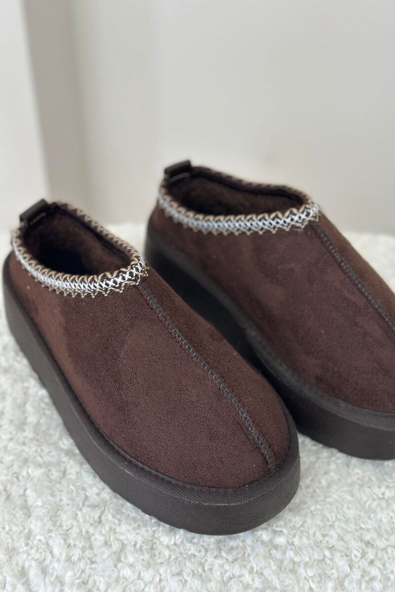 SHORT WARM WOMEN UGG DARK BROWN/KAE - 4