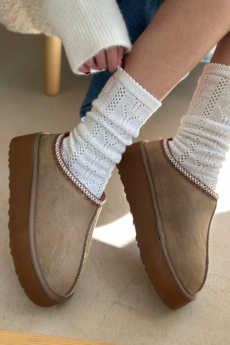 SHORT WARM WOMEN UGG LIGHT BROWN/KAZB 