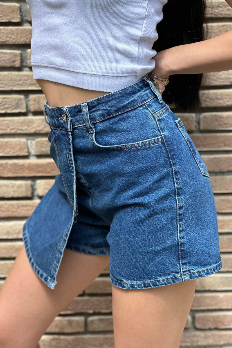 SHORT WOMAN JEANS BLUE/BLU - 2