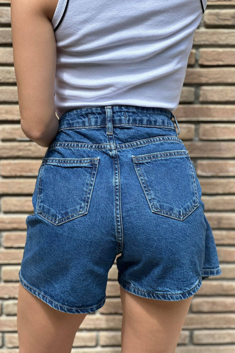 SHORT WOMAN JEANS BLUE/BLU - 3