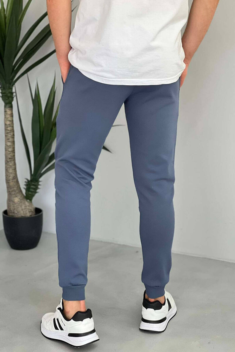 SIDE POCKET MEN SWEATPANTS IN LIGHTBLUE COLOR - 2