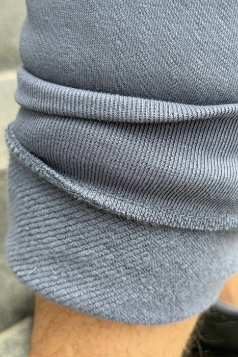 SIDE WRITTINGS SIMPLE MEN SWEATPANTS LIGHTBLUE/BZ - 4