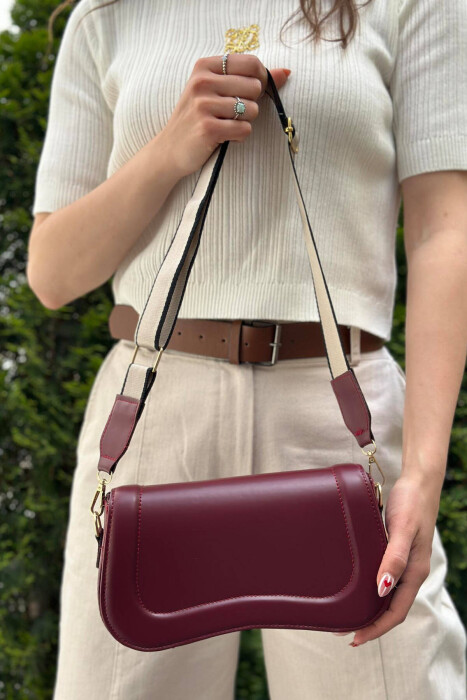 SIMPLE BAG WOMAN BURGUNDY/VISHNJE - 2