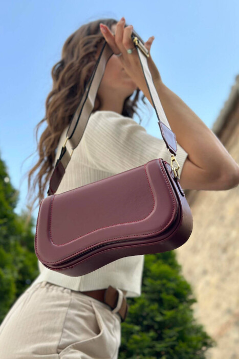 SIMPLE BAG WOMAN BURGUNDY/VISHNJE - 3