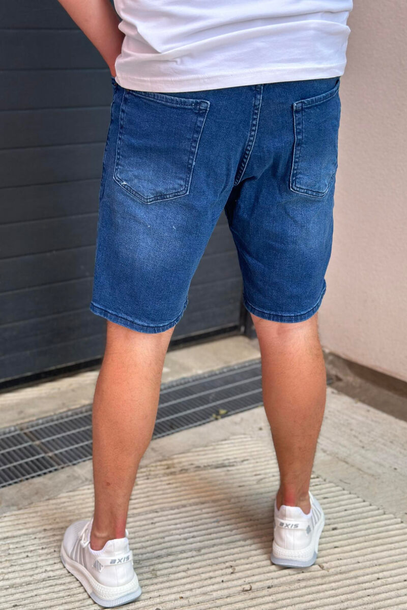 SIMPLE BLUE MAN SHORT JEANS BLUE/BLU - 2