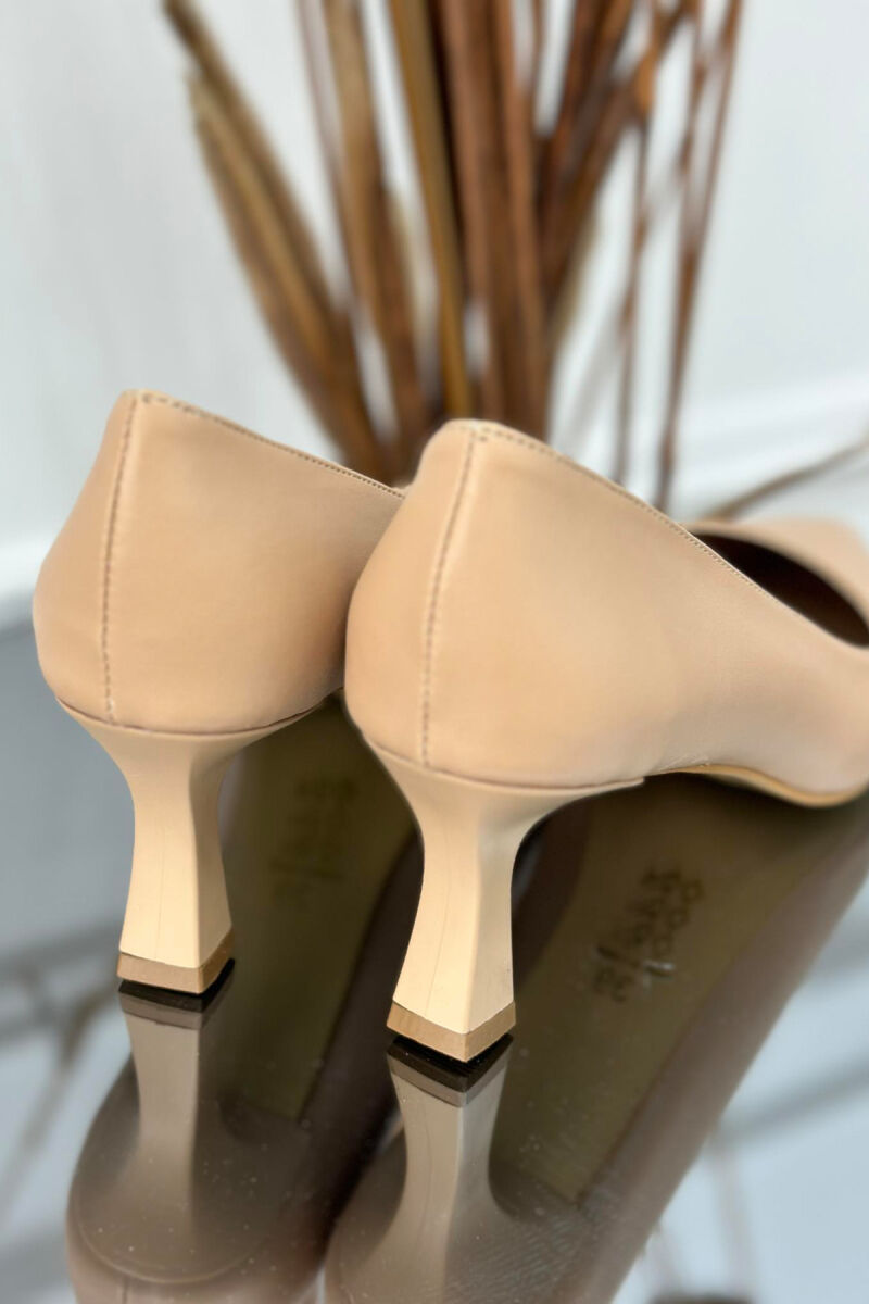 SIMPLE CLASSIC WOMAN HEELS BEIGE/BEZHE - 2