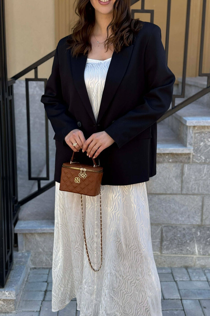 SIMPLE CLASSIC WOMAN JACKET BLACK/ E ZEZE - 3