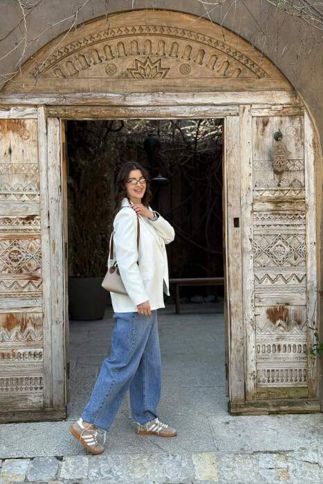 SIMPLE CLASSIC WOMAN JACKET WHITE-E BARDHE - 4