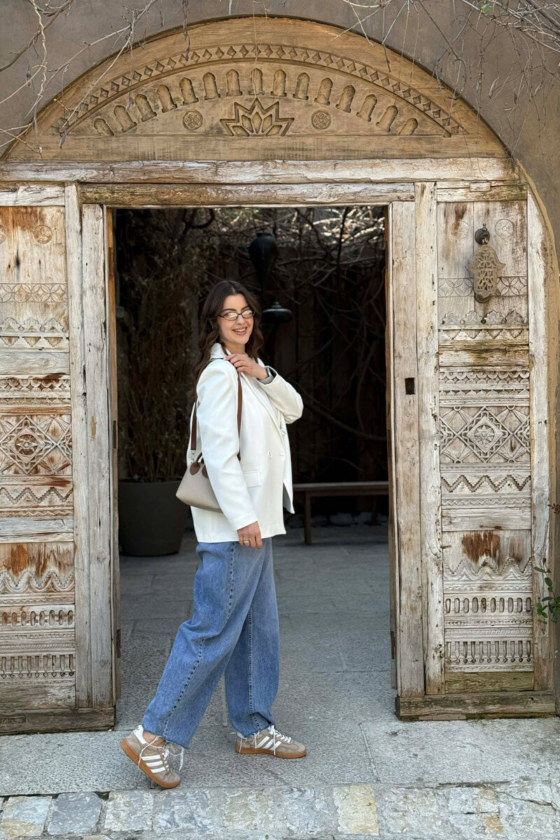 SIMPLE CLASSIC WOMAN JACKET WHITE-E BARDHE - 4