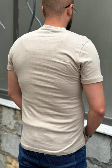 SIMPLE COTTON MAN SHIRT BEIGE/BEZHE - 2